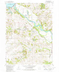 Download a high-resolution, GPS-compatible USGS topo map for Harvey, IA (1980 edition)