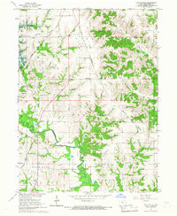 Download a high-resolution, GPS-compatible USGS topo map for Hiattsville, IA (1967 edition)