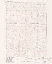 Download a high-resolution, GPS-compatible USGS topo map for Holstein SW, IA (1983 edition)