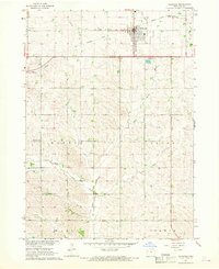 1967 Map of Holstein, 1968 Print