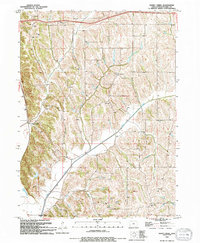 preview thumbnail of historical topo map of Pottawattamie County, IA in 1994