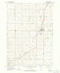 Download a high-resolution, GPS-compatible USGS topo map for Hospers, IA (1965 edition)