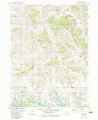 Download a high-resolution, GPS-compatible USGS topo map for Iconium, IA (1983 edition)