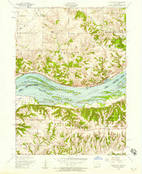 Download a high-resolution, GPS-compatible USGS topo map for Illinois City, IA (1958 edition)