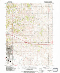 Download a high-resolution, GPS-compatible USGS topo map for Iowa City East, IA (1994 edition)