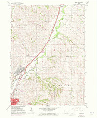 Download a high-resolution, GPS-compatible USGS topo map for James, IA (1972 edition)