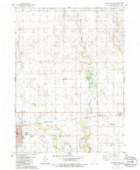 preview thumbnail of historical topo map of Greene County, IA in 1986