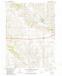 Download a high-resolution, GPS-compatible USGS topo map for Kellogg, IA (1986 edition)