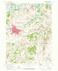 Download a high-resolution, GPS-compatible USGS topo map for Knoxville, IA (1966 edition)