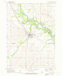 1971 Map of La Porte City, 1973 Print