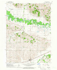 Download a high-resolution, GPS-compatible USGS topo map for Ladora, IA (1966 edition)