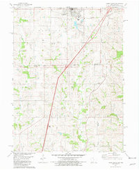 Download a high-resolution, GPS-compatible USGS topo map for Lamoni South, IA (1981 edition)