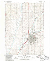 Download a high-resolution, GPS-compatible USGS topo map for Le Mars, IA (1986 edition)