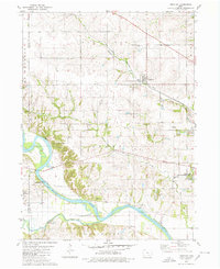 Download a high-resolution, GPS-compatible USGS topo map for Leighton, IA (1980 edition)
