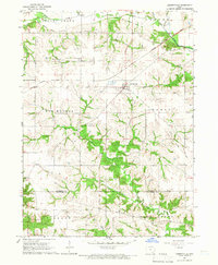 Download a high-resolution, GPS-compatible USGS topo map for Libertyville, IA (1966 edition)