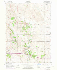 preview thumbnail of historical topo map of Cedar County, IA in 1953