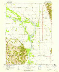 Download a high-resolution, GPS-compatible USGS topo map for Loveland, IA (1958 edition)