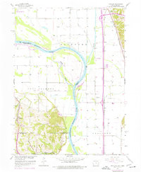 Download a high-resolution, GPS-compatible USGS topo map for Loveland, IA (1977 edition)