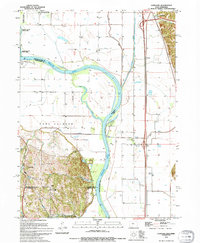 Download a high-resolution, GPS-compatible USGS topo map for Loveland, IA (1994 edition)