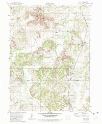 Download a high-resolution, GPS-compatible USGS topo map for Lovilia, IA (1983 edition)