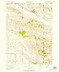 Download a high-resolution, GPS-compatible USGS topo map for Lowden, IA (1958 edition)