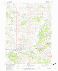 Download a high-resolution, GPS-compatible USGS topo map for Lucas, IA (1983 edition)