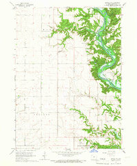 Download a high-resolution, GPS-compatible USGS topo map for Madrid NW, IA (1967 edition)