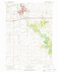Download a high-resolution, GPS-compatible USGS topo map for Manchester, IA (1977 edition)