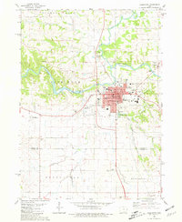 preview thumbnail of historical topo map of Maquoketa, IA in 1980