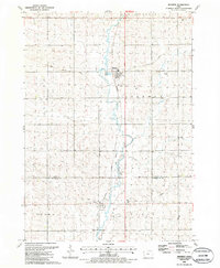 Download a high-resolution, GPS-compatible USGS topo map for Maurice, IA (1986 edition)
