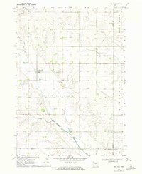 1970 Map of Osceola County, IA, 1972 Print