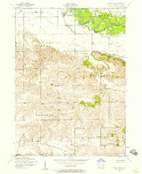 preview thumbnail of historical topo map of Scott County, IA in 1953