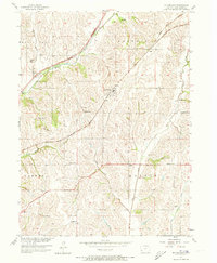 preview thumbnail of historical topo map of Pottawattamie County, IA in 1956