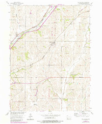 Download a high-resolution, GPS-compatible USGS topo map for Mc Clelland, IA (1984 edition)
