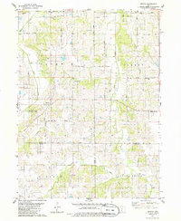 Download a high-resolution, GPS-compatible USGS topo map for Medora, IA (1986 edition)