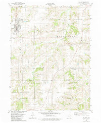 Download a high-resolution, GPS-compatible USGS topo map for Melcher, IA (1983 edition)