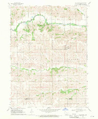 Download a high-resolution, GPS-compatible USGS topo map for Millersburg, IA (1971 edition)