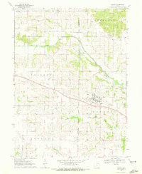 Download a high-resolution, GPS-compatible USGS topo map for Milton, IA (1972 edition)