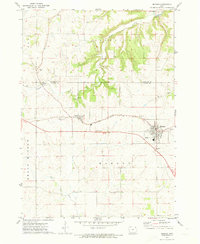 Download a high-resolution, GPS-compatible USGS topo map for Monona, IA (1973 edition)