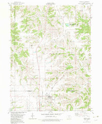 Download a high-resolution, GPS-compatible USGS topo map for Moravia, IA (1983 edition)