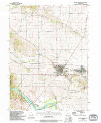 Download a high-resolution, GPS-compatible USGS topo map for Mount Vernon, IA (1994 edition)
