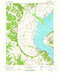 Download a high-resolution, GPS-compatible USGS topo map for Nauvoo, IA (1965 edition)