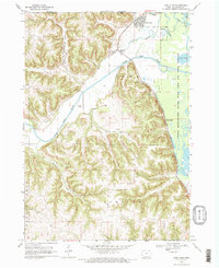 Download a high-resolution, GPS-compatible USGS topo map for New Albin, IA (1970 edition)