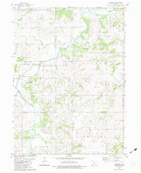 Download a high-resolution, GPS-compatible USGS topo map for Newbern, IA (1983 edition)