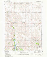 Download a high-resolution, GPS-compatible USGS topo map for Newburg, IA (1980 edition)