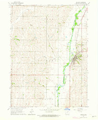 Download a high-resolution, GPS-compatible USGS topo map for Oakland, IA (1964 edition)