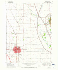 Download a high-resolution, GPS-compatible USGS topo map for Onawa, IA (1971 edition)
