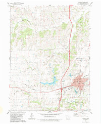 preview thumbnail of historical topo map of Osceola, IA in 1983