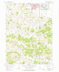preview thumbnail of historical topo map of Wapello County, IA in 1956