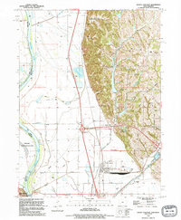 Download a high-resolution, GPS-compatible USGS topo map for Pacific Junction, IA (1995 edition)